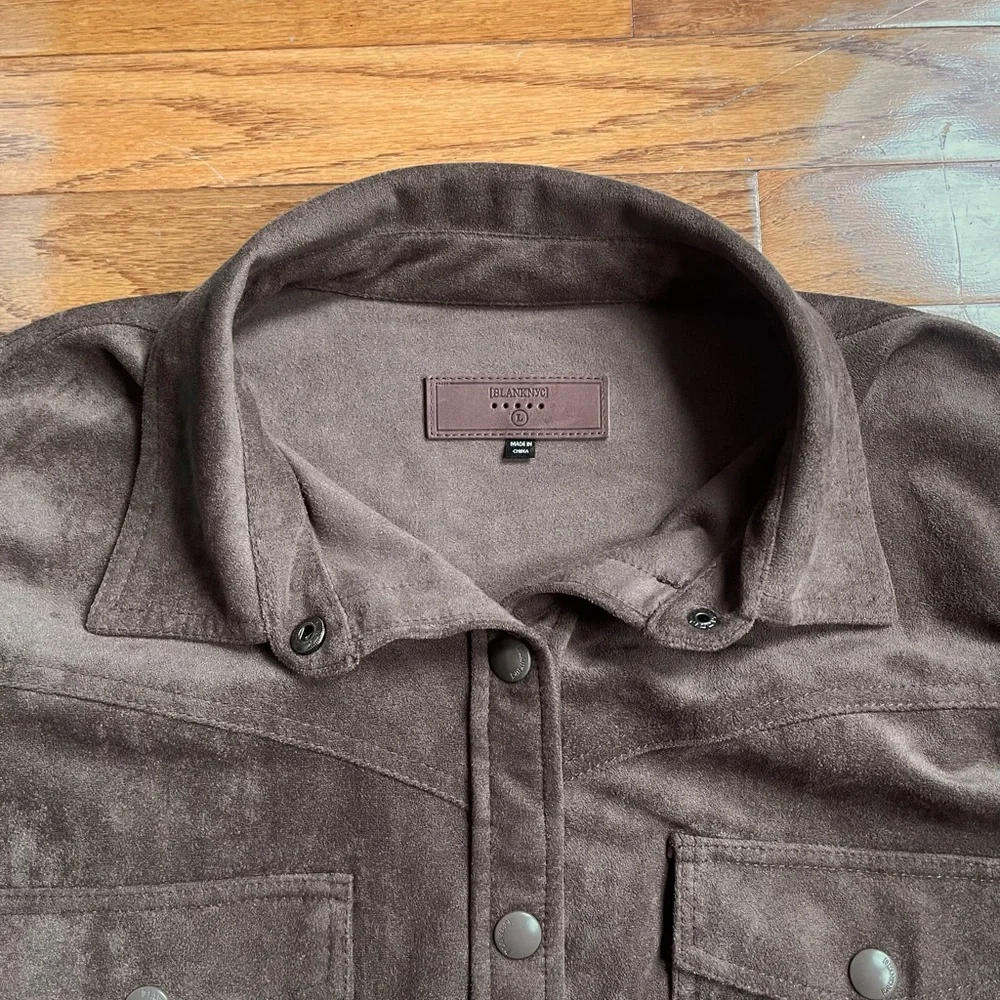 Free People Fringe Suede Cropped Jacket - Brown - Picture 2 of 3